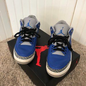 Nike Air Jordan 3 Retro CT8532400 Varsity Royal Size 9.5 w/Box